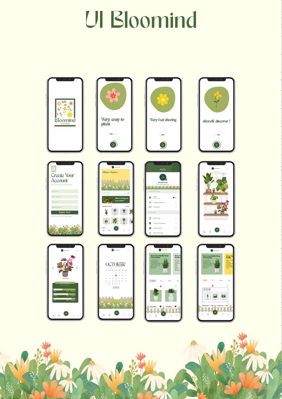 Bloomind Garden Project interfaces